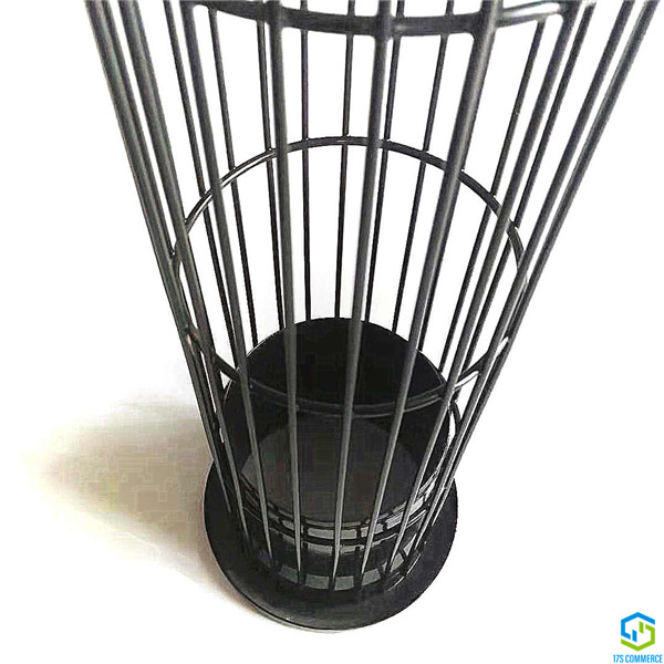 Q235 Wild Steel Dust Collector Filter Cage Silicon Coating