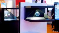 270 grados 3 lados de 21,5 pulgadas caja de visualización de hologramas 3D Vitrina de pirámide holográfica 3D