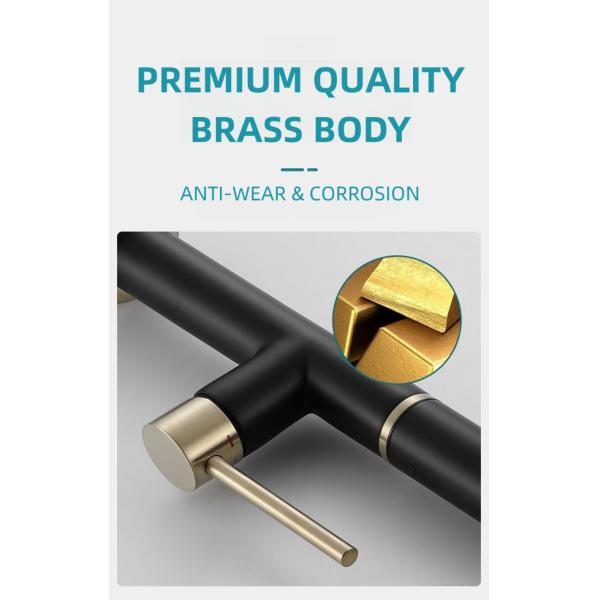 OEM ODM Smart Touch Control Kitchen Faucet Copper Pull Out Kitchen Tap