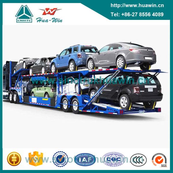 2 Axle Hauling Semi Trailer Car Hauling Trailer Carrier Semi Trailer for Sale