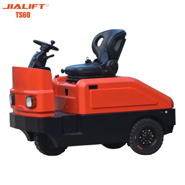 6000kg Electric Tow Tractor Motors Seated Electric Baggage Tug  5500N