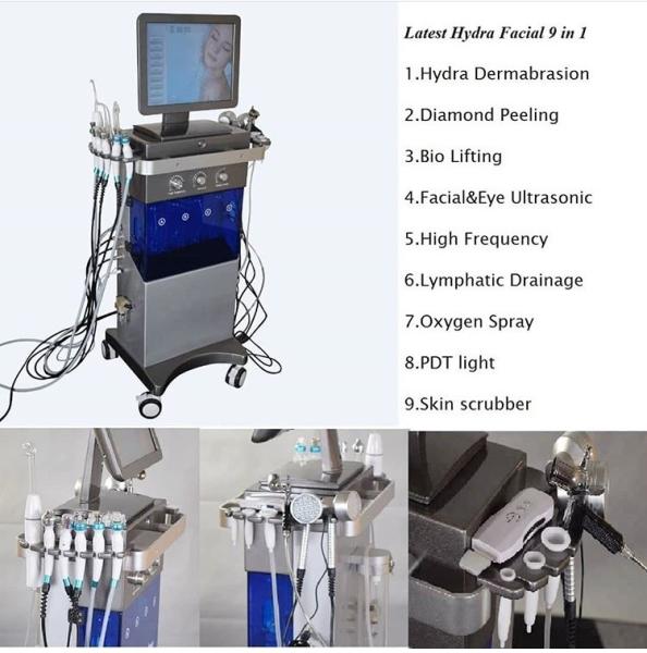hydrafacial machine hydrafacial 12en1  hydrafacial dermabrasion skin rejuvenation system hydro dermabrasion diamond