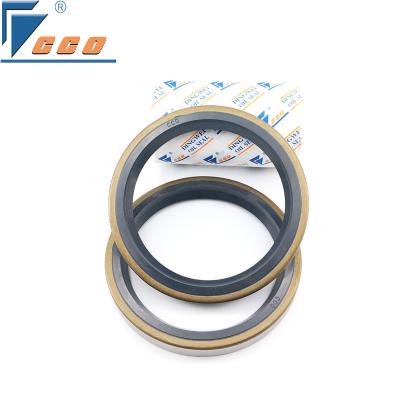 Wear Resistant SB Type Black Rubber NBR Oil Seals With Spring Fits Crankshaft