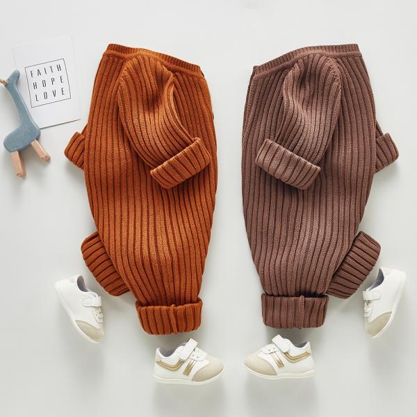 Winter Custom 100% Cotton Sweater Baby Boys Girls Infant Jumpsuit Bodysuit