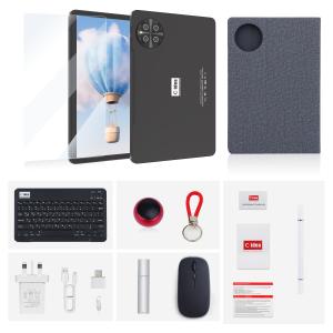 C アイデア 10.1 インチ アンドロイド 15 タブレット 8GB RAM 1TB ROM モデル CM8800プラス 黒