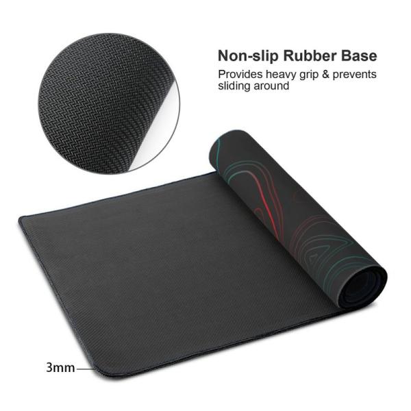 CMYK Sublimation Printing Xxl 400X900 Mouse Pad for Laptop Keyboard Smooth Surface