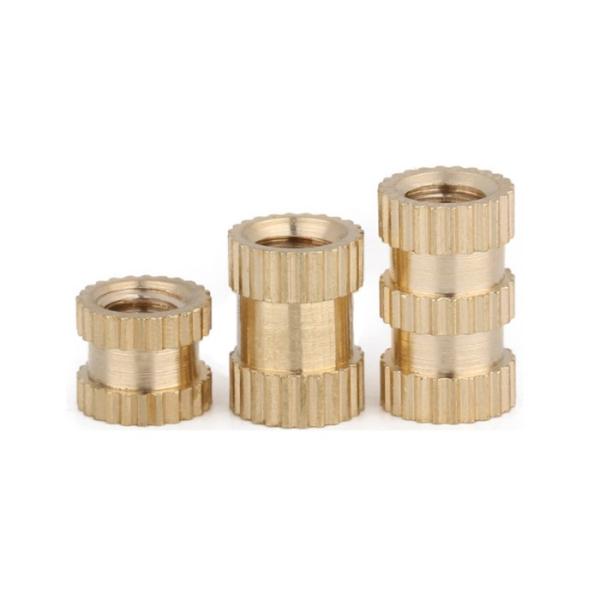 Custom High Precision Cnc 3 X 6 Knurled Thumb Nuts Brass Plastic