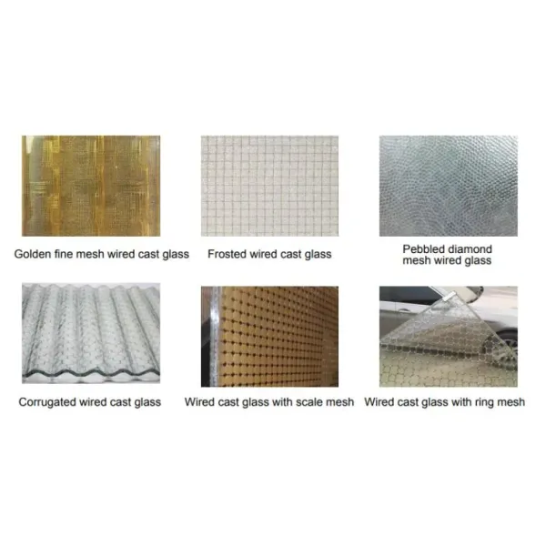 Square Hole Crimped Decorative Woven Wire Mesh For Cabinets