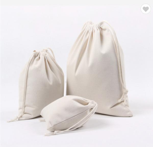 Personalized Colorful Small Muslin Cotton Fabric Bag Drawstring Pouch Wholesale Sublimation Cotton Tote Bags With Custom Printed Logo Shopper Bag Reusable Zipper Canvas Shopping Bags