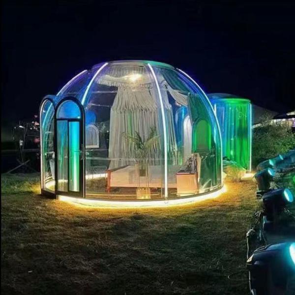 Outdoor Transparent Bubble Room PC Dome Room Polycarbonate Star House for House