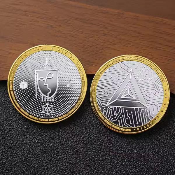 Custom Logo 3D Zinc Alloy Challenge Coins with Gold / Silver / Bronze Plating