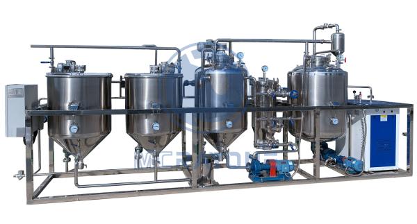 First-level Refinig Stainless steel 6TPD oil refinery machine