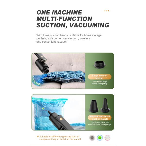 YANTU H13 5800PA 12V Mini Handheld Wet and Dry Portable Vacuum Car Home Wash Cleaner