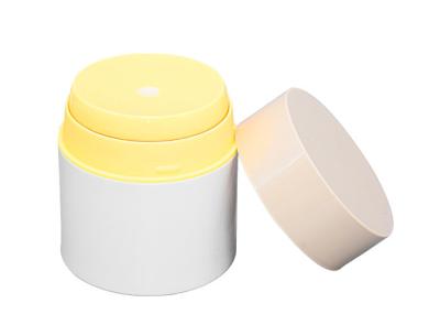 cuidados com a pele do círculo 50g que empacotam o frasco mal ventilado acrílico para produtos do bebê