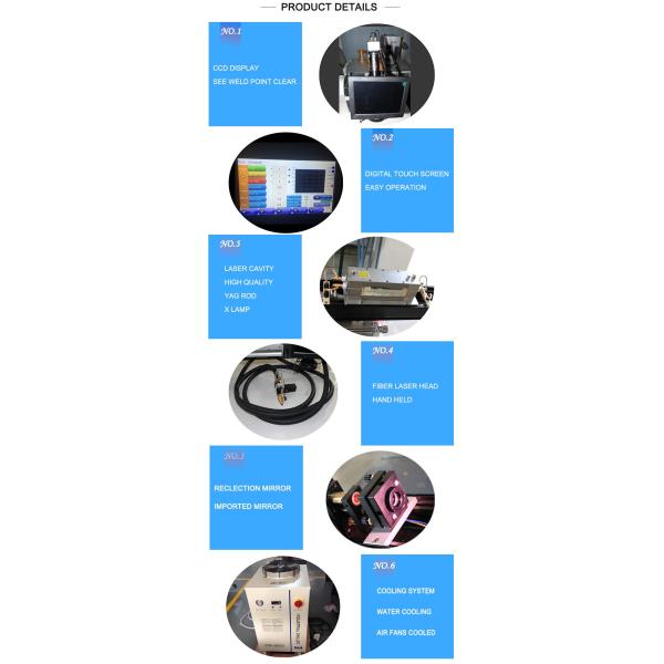 Channel Letter Fiber Laser Welding Machine / Stainless Steel Welding Machine Argon