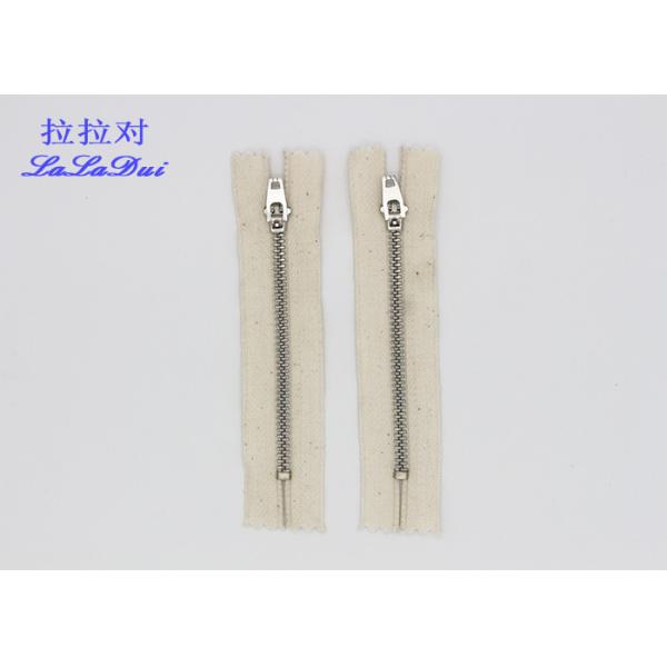 Polyester Coil Separating Zipper , YG Sliders Cotton Tape Extra Long Zippers
