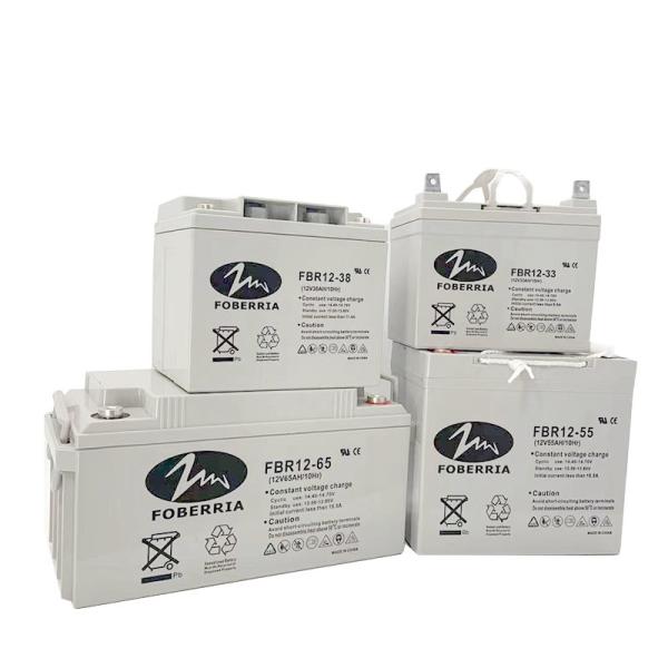 FOBERRIA CE 12V33Ah 12V38Ah High Capacity Gel Lead Acid Battery