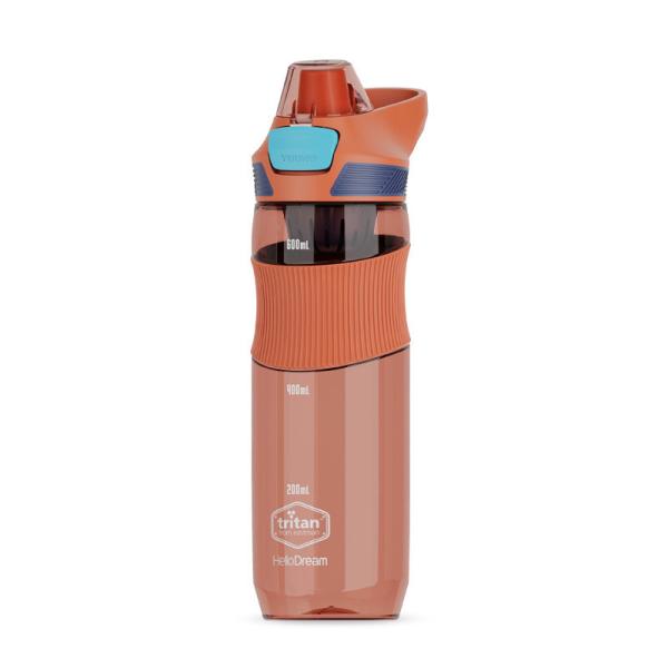 Customized 650ml Plastic Sport Bottles Autospout For Soccer Ball