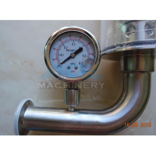 Valve de décompression de ressort d'acier inoxydable pour la soupape de sécurité de réservoir avec le manomètre pour la cuve de fermentation
