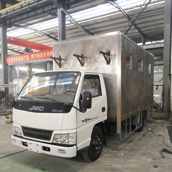 Customized JMC Mobile Cooking Trucks , Street Food Truck For Dessert / Cafes / Boissons