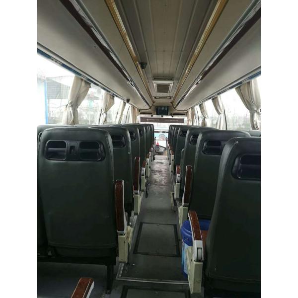 2013 porta usada Seat do dobro do tipo de Youngman do ônibus do treinador do ano 50 auto com grande bolsa a ar