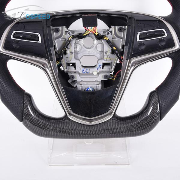 2022 OEM Custom Cadillac Xt5 Steering Wheel Leather Sports Red Stripe 350mm