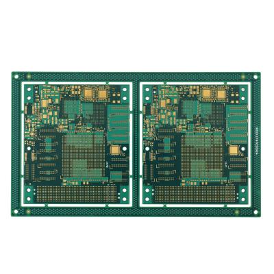 Half Plating Vias HDI Printed Circuit Board Motherboard White PCB 0.4mm