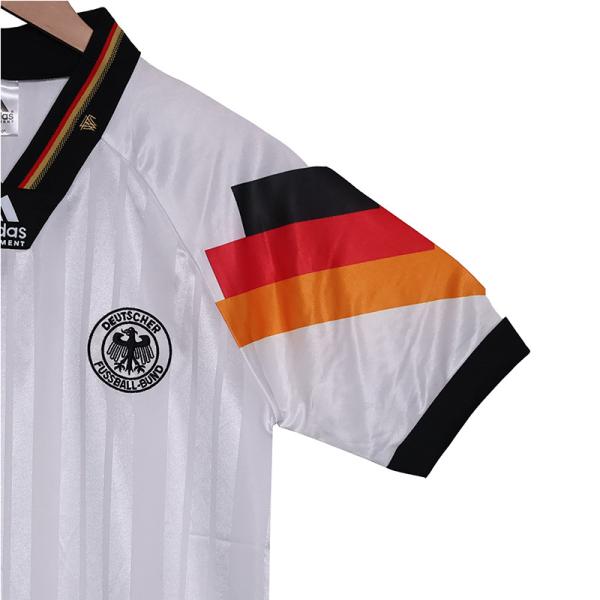 Germany 1992 home retro football jersey is lightweight and extremely comfortable