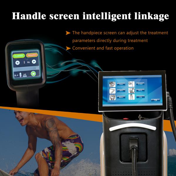 Профессиональная 808nm диодная лазерная эпиляция с технологией титанового лазера