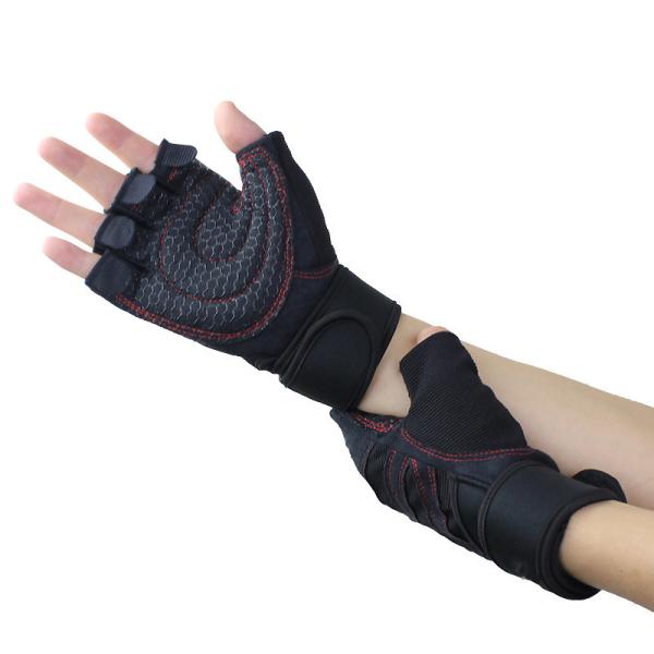 L XL Sports Protection Equipment Elastic Weight Lifting Gym Gloves