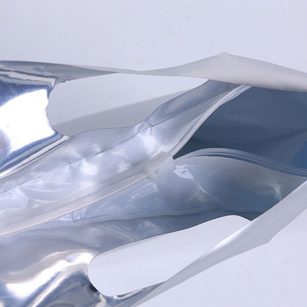 Disposable Plastic Aluminum Foil Zipper Food Thermal Cooler Bags With Handle