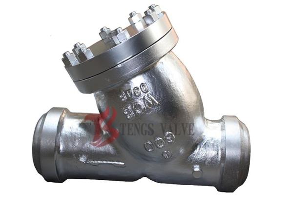 2 - 36 Y Type Strainer Filter Cast Steel With SS Element Butt Welding