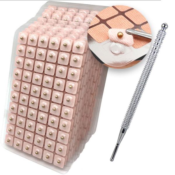 Chinese Medicine Apparatus 600 Auricular Ear Seeds and Point Pen for Magnetic Therapy Ear Patch