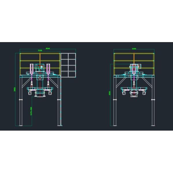 Машины сумки заполнителя FIBC сумка пакуя упаковывая 0.8Mpa 220V слон большая