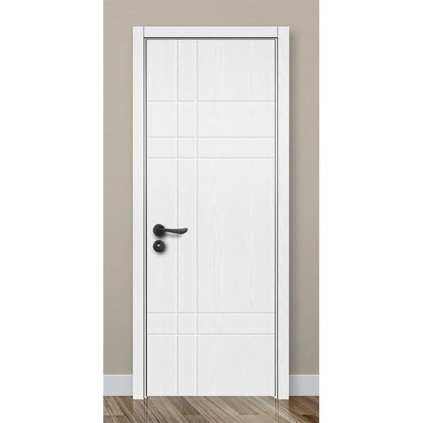 Porta de revestimento de PVC UPVC personalizada com cor opcional e largura do quadro da janela de 70 mm