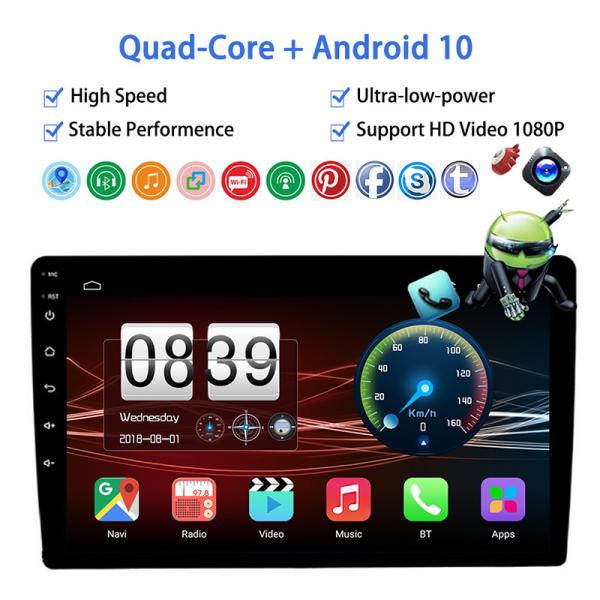 9 Inch Touch Screen Android Car Stereo 2+32GB 2 Din Car Radio GPS Navigation