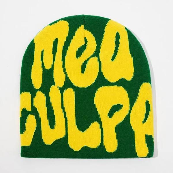 Dome Style 100% Acrylic Jacquard Winter Custom Woven Pom Pom Beanie Hat for Cold Days