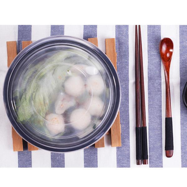 100% Eco-friendly disposable microwave transparent 1000ml PP plastic food box