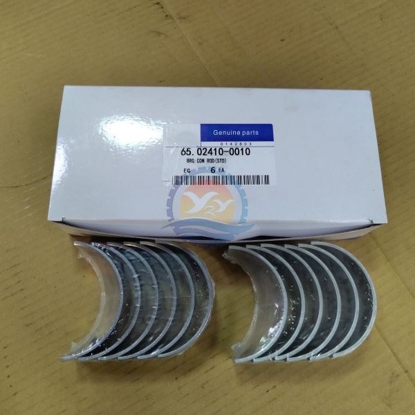DL08 Main Bearing 65.01110-6351 DL08 Connecting Rod Bearing 65.02410-0010 Suitable for Doosan Engine Parts