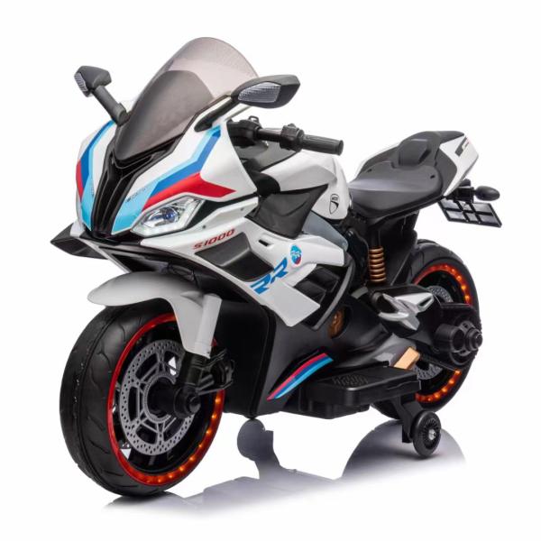 Brinquedo de motocicleta elétrica para crianças com sons do motor