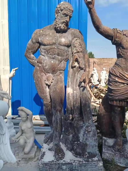 Museum exhibition marble sculptures Laocoon replica stone statue,stone carving supplier