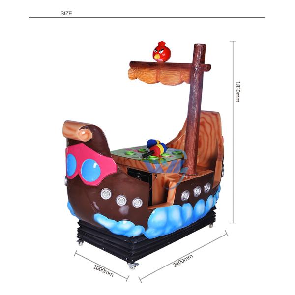 Frog Hamster Game Machines  For Kids Coin Operated Arcade L2400* W 1000*x H1830mm