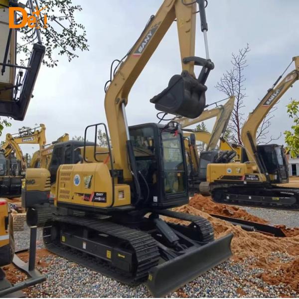 Earthwork Used SANY 135 Excavator Second Hand Digger Low Consumption 2023 Year