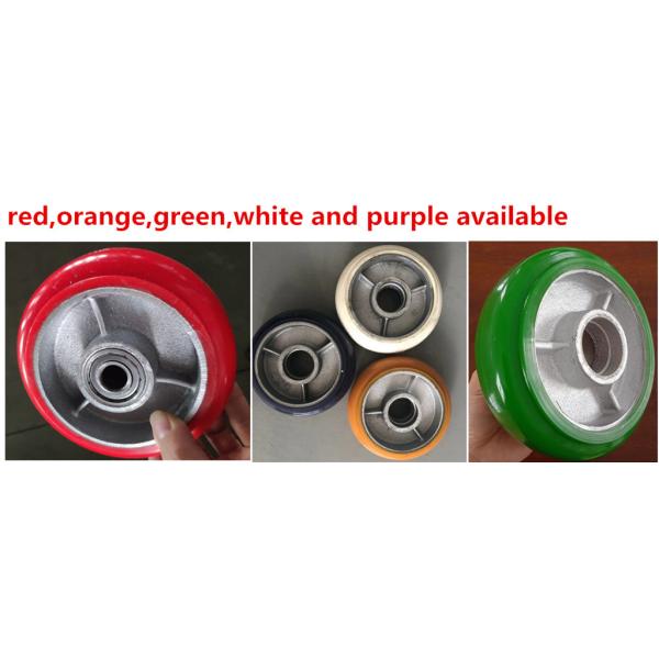4 Inch Heavy Duty Casters Cast Iron Caster Wheels Pu Caster Wheel