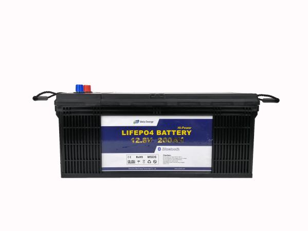 Bateria profunda recarregável do ciclo do ferro Lifepo4 do lítio de 2560Wh 12v 200ah