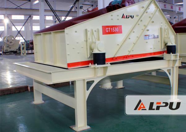 Vibration Frequency 1450 R/Min Sand Dewatering Screen In Sand Washing Plant