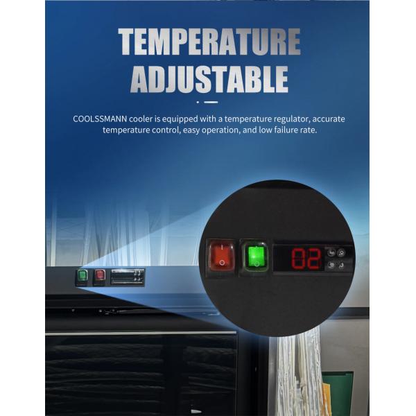 Супермаркет Коммерческая Вертикальная стеклянная дверь Вертикальная охладитель Витрина Холодильник Многоэтажный дистанционный