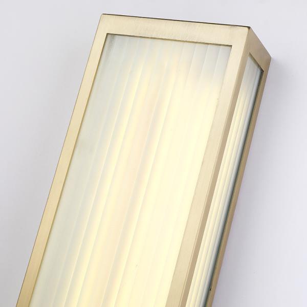 European-style stainless steel outdoor wall light glass villa courtyard wall light community exterior wall light