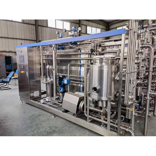 Tubular Sterilizer 7.5 Kw Voltage 380V/440V for 1-5 Tons Per Hour Milk Beverage Fluids