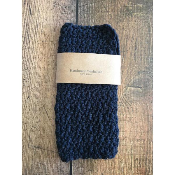 Y-F Grey Cotton Washcloth Crochet Natural Cotton Wash Cloth Face Cloth Dish Cloth Cotton Towel Gift for Mom